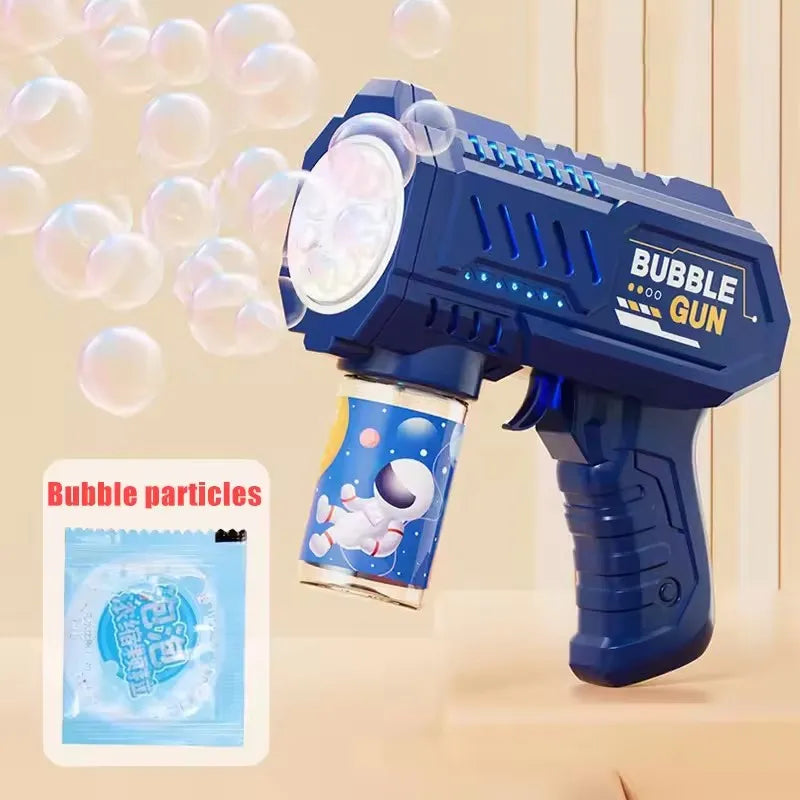 Automatic Bubble Gun Machine with Bubble Liquid for kids