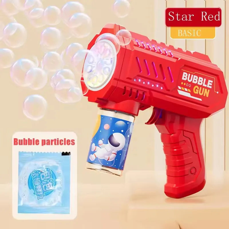 Automatic Bubble Gun Machine with Bubble Liquid for kids
