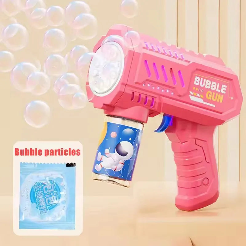 Automatic Bubble Gun Machine with Bubble Liquid for kids